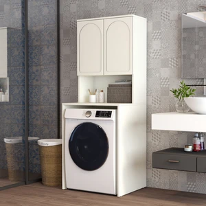 Variant Mobilya Variant Lyon Çamaşır Makinesi Dolabı V102 - Krem