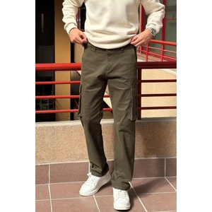 Baggy-oversize Kalıp, Kargo Cep, Gabardin Pantolon 23ınp274