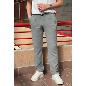 Bel lastikli, bağcıklı, Oversize fit, %100 Pamuklu Müslin dokuma, Yazlık&baharlık Pantolon 295