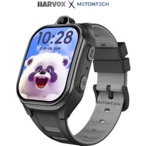 HARVOX Hx Kids 4G Pro+ Plus Android Sim Kartlı Akıllı Çocuk Saati | Gps, Konum, Kamera, Görüntülü Görüşme, Yüz Tanıma Akıllı Çocuk Saati Siyah