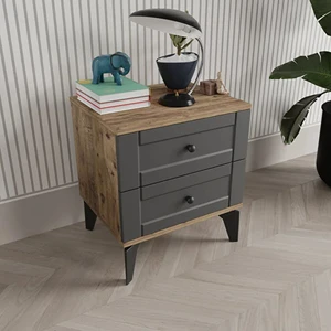 Toprak 2 Çekmeceli Mdf Komodin