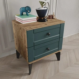 Toprak 2 Çekmeceli Mdf Komodin