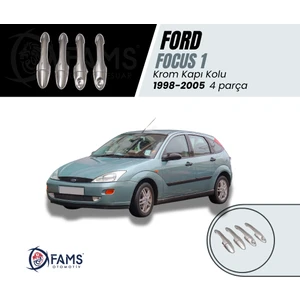 Fams Otomotiv Ford Focus 1 Krom Kapı Kolu 4 Kapı 1998-2005 Paslanmaz Çelik (Çift Delik)