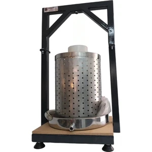 24 Litre Üzüm Sıkma Presi (304 Paslanmaz Krom Çelik Sepet) Krikosuz