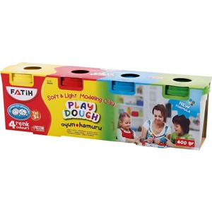 4 Renk Oyun Hamuru 400 Gr.