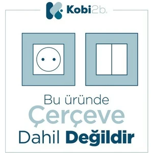 Günsan Elektrik Eqona Fildişi Topraklı Priz - Çerçevesiz