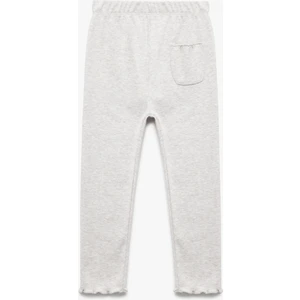 Beli Lastikli Cep Detaylı Kaşkorse Basic Tayt