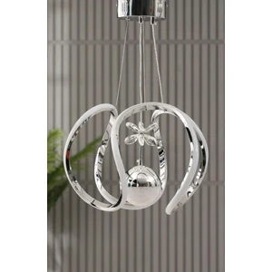 Özgül Aydınlatma Taçlı Tek Toplu 3 Renk Model Sarkıt Avize