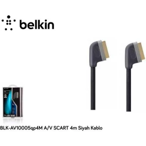 BLK-AV10005Q4M 4-V Scart 4m Siyah Kablo