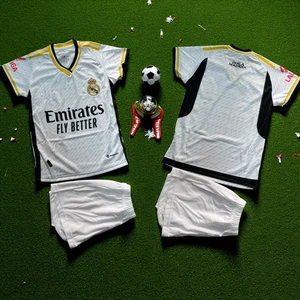 Bite Nose Real Madrid Çocuk T-Shirtözel Tasarım Beyaz