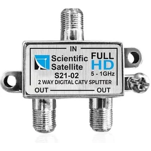 Mag S21-02 1/2 Yollu Kablo TV Sinyal Ayırıcı Splitter - 5-1000 MHz Frekans Bölücü Çoklayıcı