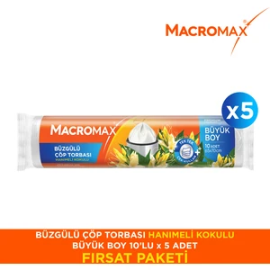 Büzgülü Hanımeli  Çöp Torbası Büyük Boy - 10'lu x 5