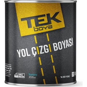 Tek Boya Tek Yol Çizgi Boyası Gln 1,75L=3KG Beyaz Renk