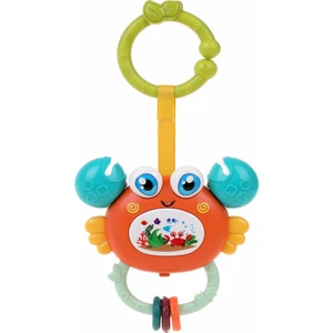 Learning Fun Sevimli Yengeç Işıklı Sesli Halkalı Çıngırak Duyusal Oyuncak