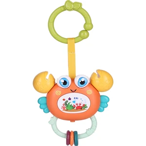 Learning Fun Sevimli Yengeç Işıklı Sesli Halkalı Çıngırak Duyusal Oyuncak
