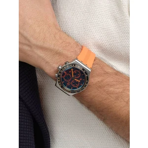 YVS529 Swatch Tangerine Tiger Erkek Kol Saati