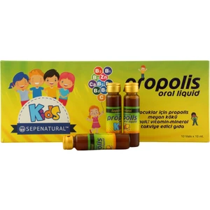 Sepe Natural Sepe Natural Tatlandırılmış Vitamin Destekli Propolis Kids 10Ml X 10 A