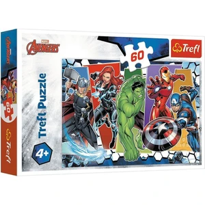 Trefl Puzzle The Avengers Invıncıble 60 Parça Çocuk Puzzle