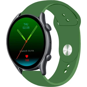 Amazfit Gtr 3 ve Gtr 3 Pro Akıllı Saat Uyumlu Yumuşak Dokulu Silikon Kordon Kayış