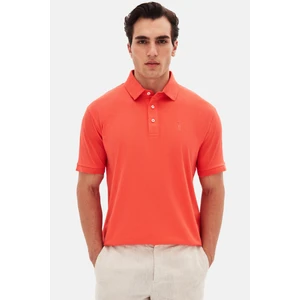 Twn Slim Fit Mercan Pike Dokulu T-Shirt