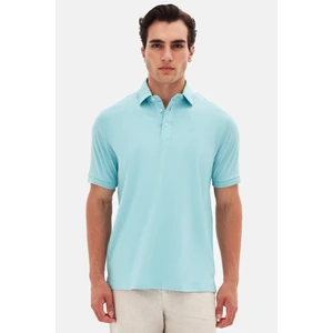 Twn Slim Fit Aqua Pike Dokulu T-Shirt 4EC146011784M