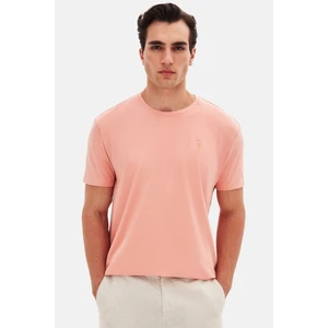 Twn Slim Fit Kil Düz Kabartma Baskılı T-Shirt