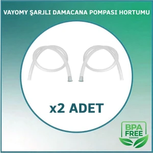 Şarjlı Damacana Su Pompası Hortumu 55CM x 2 Adet Yedek Hortum