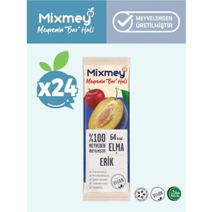 Erik Meyve Barı 24 Adet | Sağlıklı Atıştırmalıklar – Vegan, Glutensiz, Koruyucusuz (20GR X 24 ADET)