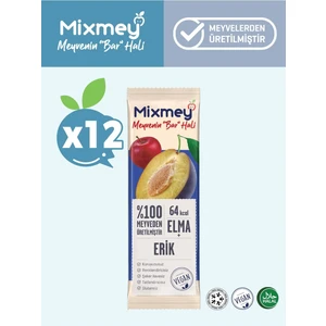 Erik Meyve Barı 12 Adet | Sağlıklı Atıştırmalıklar – Vegan, Glutensiz, Koruyucusuz (20GR X 12 ADET)