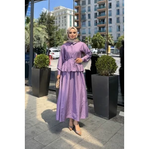 Fırfırlı Etek Gömlek Ikili Takım