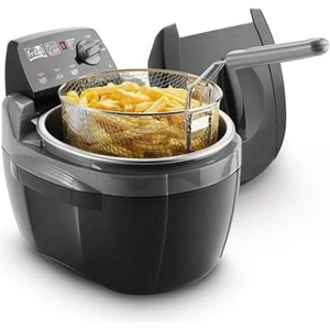 Turbo Fritöz Siyah 2300 W Çıkabilir Hazne