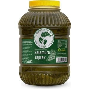 Alaşehir Kadın Kooperatifi Salamura Yaprak 3 Kg, Alaşehir Coğrafi Işaretli Asma Yaprağı