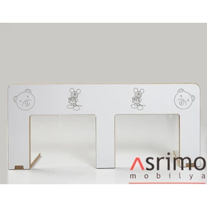 Aris Life Ahşap Yatak Bariyeri Cnc Işlemeli