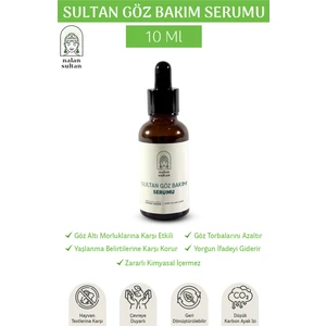 Nalan Sultan | Göz Bakım Serumu Eye Contour Serum (Morluk, Şişlik & Kaz Ayağı), Yaşlanma Karşıtı, Vegan İçerik (10 ml)
