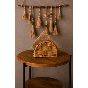 Kitchen Life Rattan Oval Hasır Peçetelik
