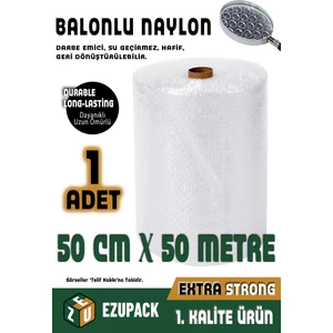 Astor Ambalaj  Kalın 50X50 Balonlu Naylon Pat Pat Balonlu Poşet Havalı Naylon Ambalaj Pıt Pıt