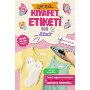 Kıyafet Etiketi - Okul Kıyafetlerine Kişiye Özel 30 Saniyede Kolay Uygulama Yıkanabilir - Kelebekler