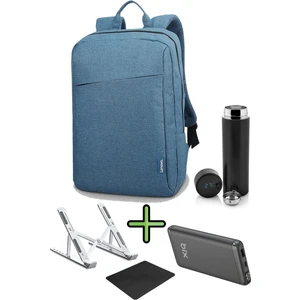 Sırt Çantası 15.6 Inç B210 Laptop Çantası, Hızlı Powerbank, Termos, Laptop Standı, Mousepad 5'li Set