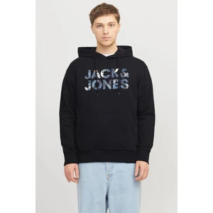 Jack & Jones Essentials Jjebryan Logolu % 100 Pamuk Relaxed Fit Kapüşonlu Sweat Erkek Sweat 12268128