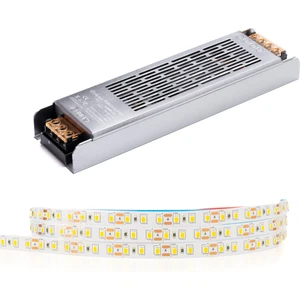 Amber LED 25 Metre Beyaz 120 Ledli Şerit LED ve 30 Amper Trafo Dahil Set Yüksek Lümen Güçlü Işık