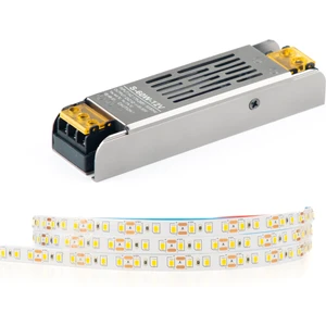 Amber LED 5 Metre Günışığı 120 Ledli Şerit LED ve 5 Amper Trafo Dahil Set Yüksek Lümen Güçlü Işık