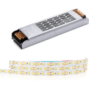 Amber LED 20 Metre Beyaz 120 Ledli Şerit LED ve 20 Amper Trafo Dahil Set Yüksek Lümen Güçlü Işık