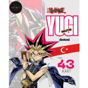 Yu-Gi-Oh! Yugi Muto Destesi 43 Parça Kahverengi Kağıt Kartlar Türkiye Menşeli