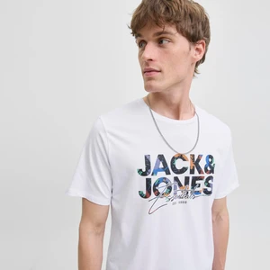 Jack & Jones Erkek Logo Baskili Tisört - Geplas