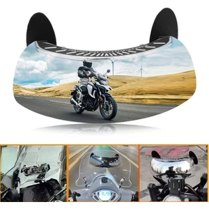 Motosiklet Kör Nokta Aynası Ön Cam Dikiz Aynası 180 Derece Geniş Açılı | Ayarlanabilir Dikiz Güvenlik Aynalası 17CM x 6cm | Gr-78