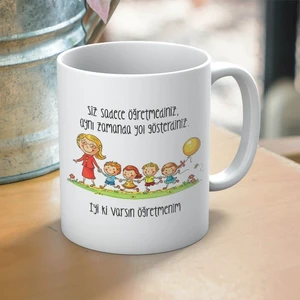 Nostaljik Lezzetler Yol Gösteren Öğretmenlere Özel Baskılı Kupa – Öğretmenler Günü Hediyesi