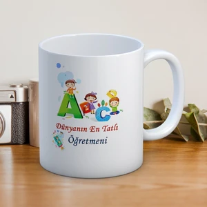 Nostaljik Lezzetler Öğretmenler Günü Hediyesi | “dünyanın En Tatlı Öğretmeni” Temalı Kupa