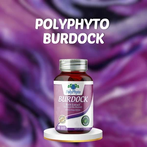 Polyphyto Burdock Root Extract (Dulavrat Otu Ekstresi) 60 Bitkisel Kapsül