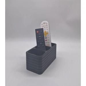 Bölmeli Dekoratif Kumandalık, 3D Baskı, Siyah