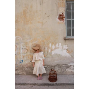 Oh la la Koala For Little Ones Bej Düşük Omuz Bluzlu Etek Takım